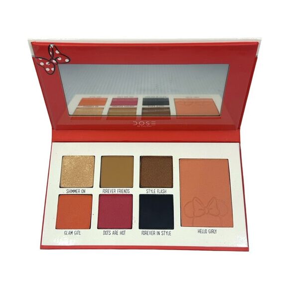 Disney Dose of Colors Minnie Mouse Eyeshadow & Blush Palette - Picture 1 of 6